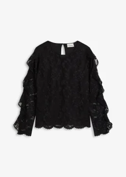Damen bonprix Shirts & Tops|Spitzen-Shirtbluse
