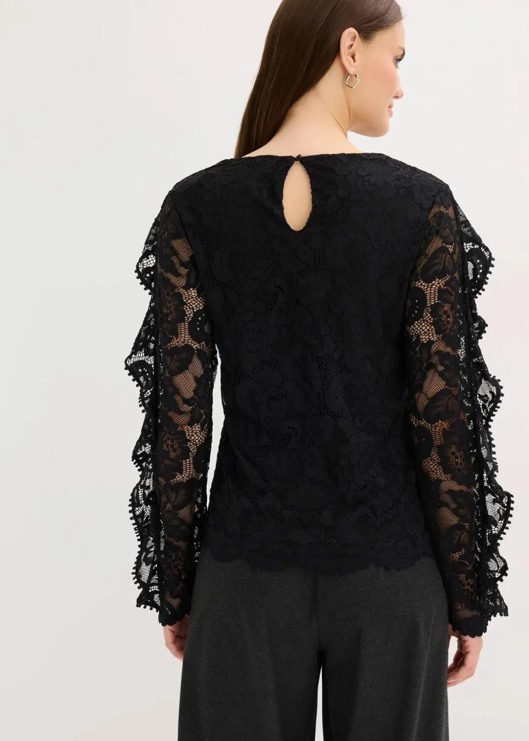 Damen bonprix Shirts & Tops|Spitzen-Shirtbluse