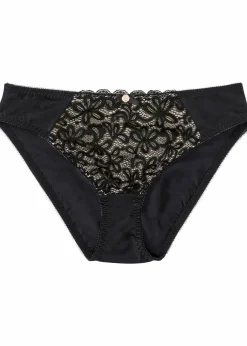 Damen bonprix Höschen|Dessous|Spitzenverzierter Slip