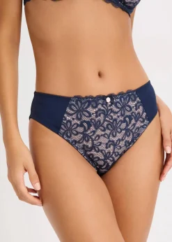 Spitzenverzierter Slip Damen Wäsche·Dessous|Wäsche·Höschen