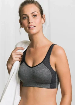 Damen bonprix Große Cups D-H|Sportbekleidung|Sport BH mit mittlerem Halt