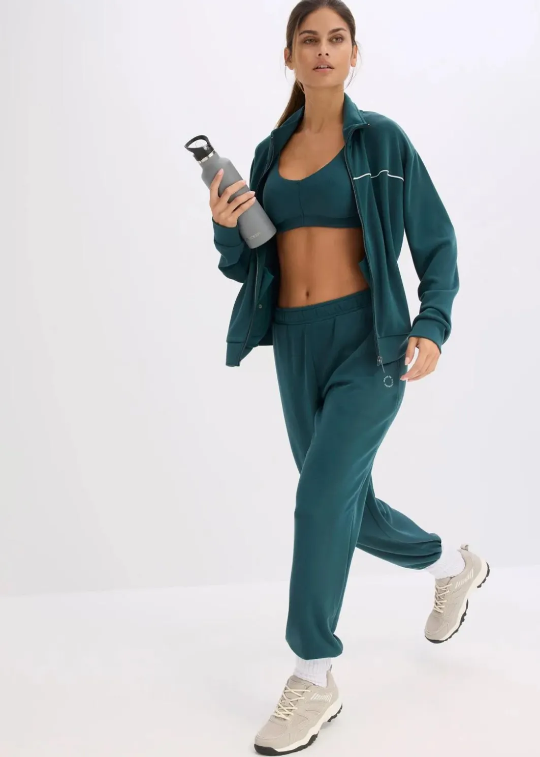 Best Sport-BH mit leichtem Halt aus geripptem Material Damen Große Cups D-H|Bhs