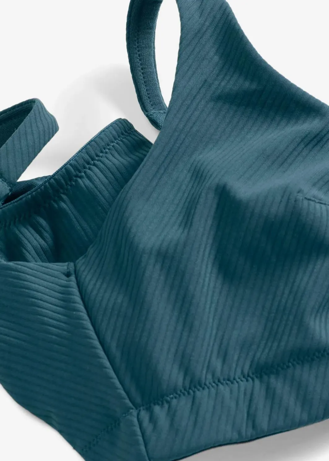 Best Sport-BH mit leichtem Halt aus geripptem Material Damen Große Cups D-H|Bhs