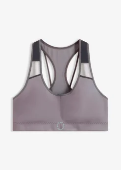 Discount Sport-BH mit mittlerem Halt und leichtem Glanz Damen Bhs|Große Cups D-H