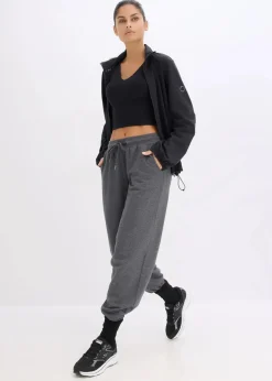 Damen bonprix Wäsche·Bhs|Bhs|Sport-BH Top mit mittlerem Halt und baumwollartigem Griff
