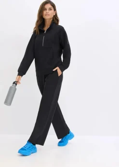 Outlet Sport-Jacke mit Stehkragen Damen Bekleidung·Sweat|Nachhaltigere Materialien