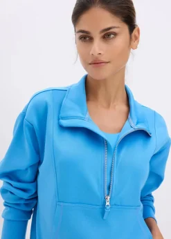 Damen bonprix Jacken & Mäntel|Sportbekleidung|Sport-Jacke mit Stehkragen