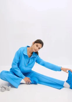 Damen bonprix Jacken & Mäntel|Sportbekleidung|Sport-Jacke mit Stehkragen