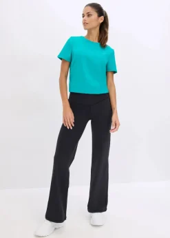 Discount Sport-Leggings aus stabilem Baumwollgriff und geradem Bein Damen Bekleidung·Sweat|Bekleidung·Kleider