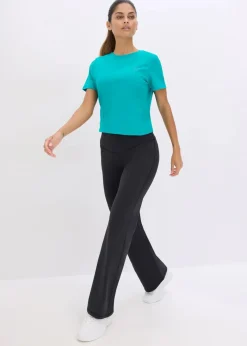 Discount Sport-Leggings aus stabilem Baumwollgriff und geradem Bein Damen Bekleidung·Sweat|Bekleidung·Kleider