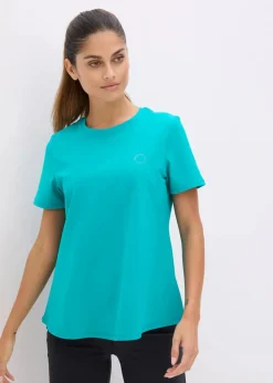 Damen bonprix Bekleidung·Sweat|Nachhaltigere Materialien|Sport-Shirt aus stabilem Baumwollgriff