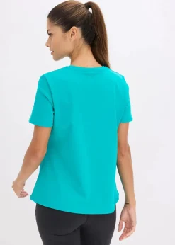 Damen bonprix Bekleidung·Sweat|Nachhaltigere Materialien|Sport-Shirt aus stabilem Baumwollgriff