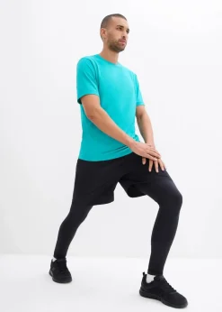 Herren bonprix Shirts & Polos|Sportbekleidung|Sport-Shirt mit Strukturoptik