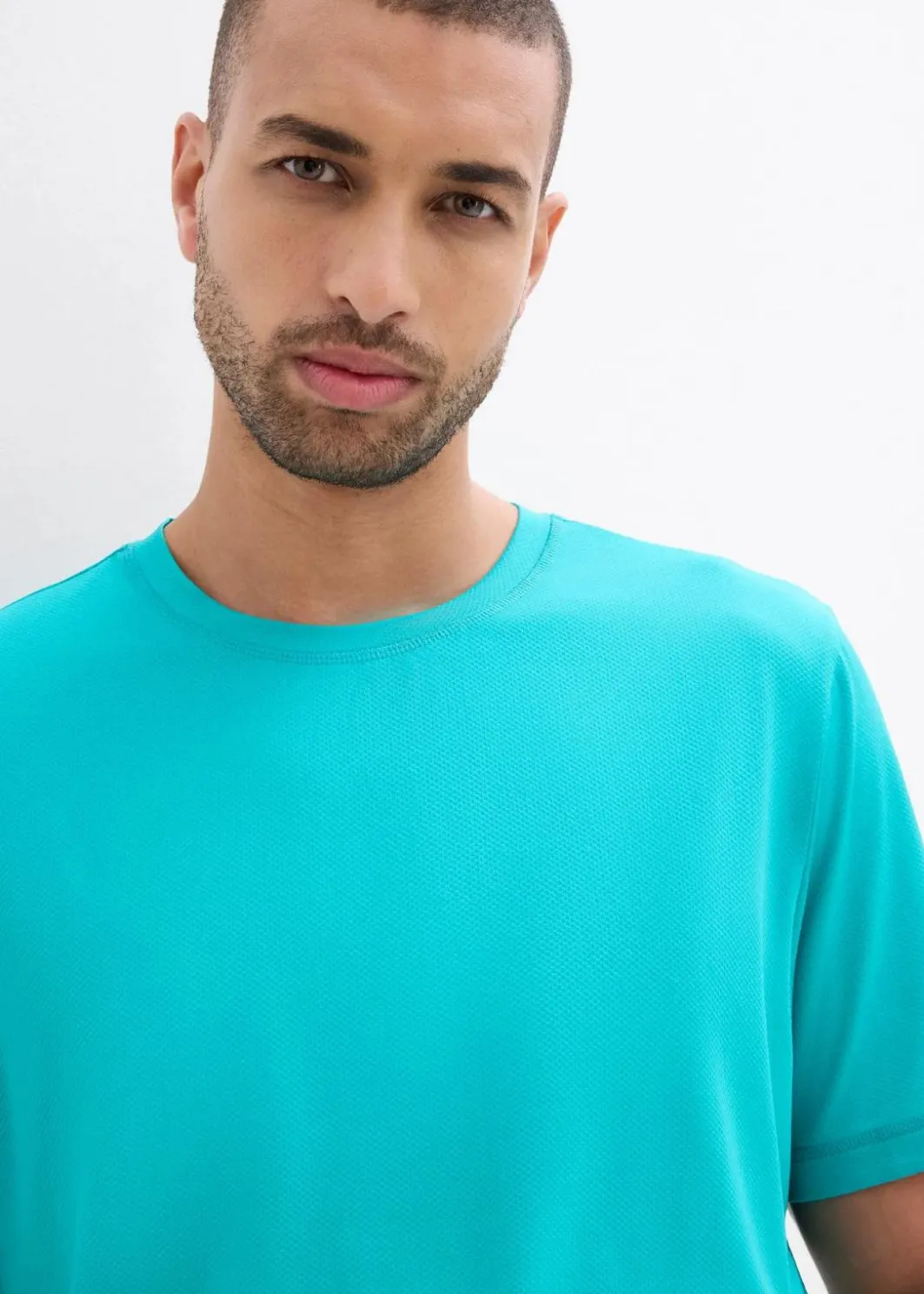 Herren bonprix Shirts & Polos|Sportbekleidung|Sport-Shirt mit Strukturoptik