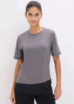 Sport-Shirt mit Strukturoptik Damen Shirts & Tops|Sportbekleidung