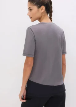 Sport-Shirt mit Strukturoptik Damen Shirts & Tops|Sportbekleidung