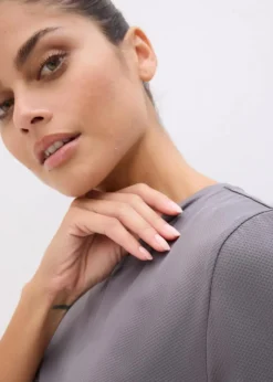 Sport-Shirt mit Strukturoptik Damen Shirts & Tops|Sportbekleidung