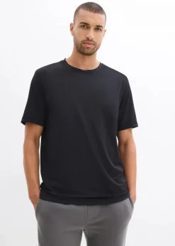 Discount Sport-Shirt mit Strukturoptik Herren Shirts & Polos|Sportbekleidung