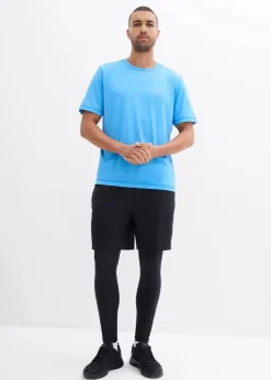 Discount Sport-Shirt mit Strukturoptik Herren Sportbekleidung|Shirts & Polos