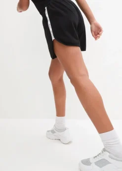 Damen bonprix Bekleidung·Outdoorbekleidung|Bekleidung·Kleider|Sport-Shorts mit Kontraststreifen