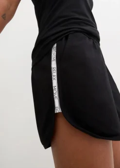 Damen bonprix Bekleidung·Outdoorbekleidung|Bekleidung·Kleider|Sport-Shorts mit Kontraststreifen