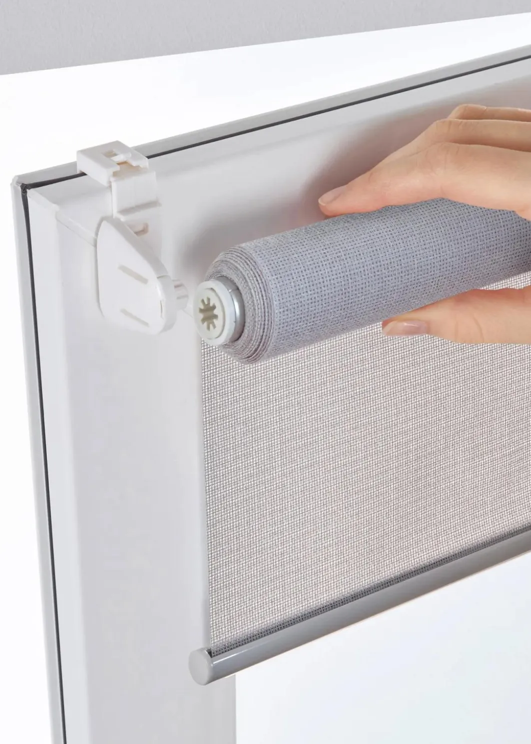 Discount Springrollo einfarbig mit Struktur Rollos