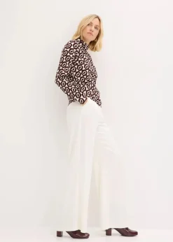 Outlet Stehkragenshirt mit Struktur Damen Shirts & Tops