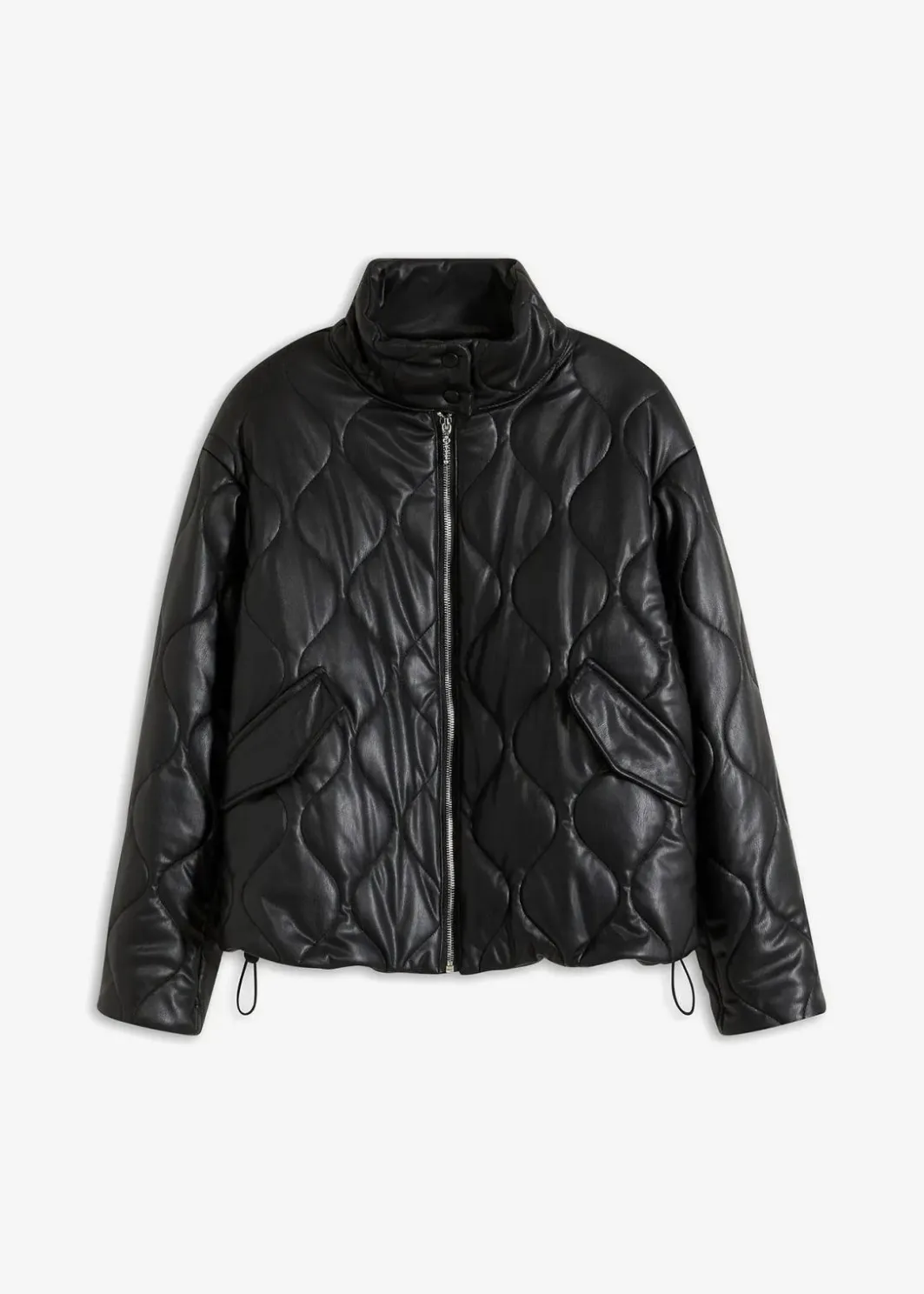 New Steppjacke aus Lederimitat Damen Bekleidung·Hosen|Jacken & Mäntel