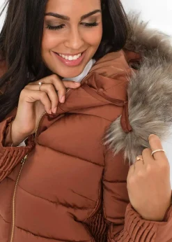 Damen bonprix Jacken & Mäntel|Nachhaltigere Materialien|Steppjacke aus recyceltem Polyester