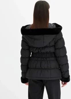 Steppjacke mit Fellimitat Damen Bekleidung·Hosen|Jacken & Mäntel