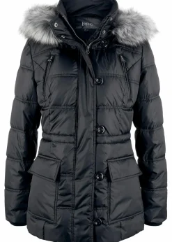 Damen bonprix Bekleidung·Hosen|Jacken & Mäntel|Steppjacke mit Kapuze