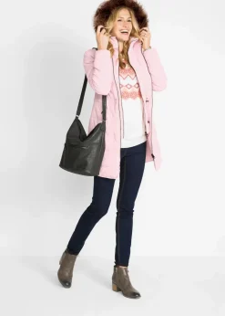 Damen bonprix Jacken & Mäntel|Bekleidung·Hosen|Steppjacke mit Kapuze, gefüttert