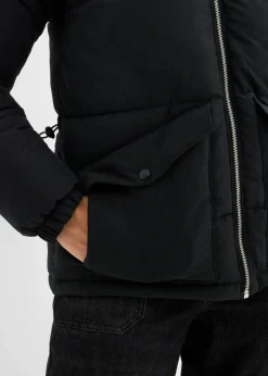 Damen bonprix Bekleidung·Hosen|Jacken & Mäntel|Steppjacke mit Teddykragen