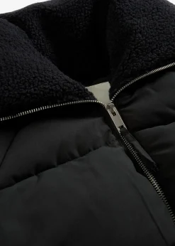 Damen bonprix Bekleidung·Hosen|Jacken & Mäntel|Steppjacke mit Teddykragen