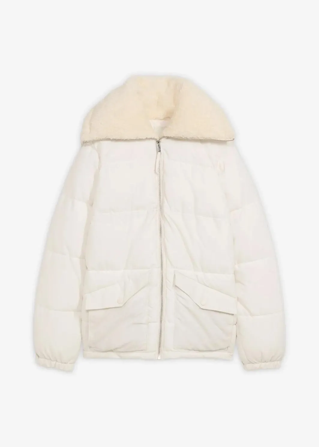 Hot Steppjacke mit Teddykragen Damen Jacken & Mäntel|Bekleidung·Hosen