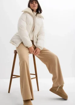 Hot Steppjacke mit Teddykragen Damen Jacken & Mäntel|Bekleidung·Hosen