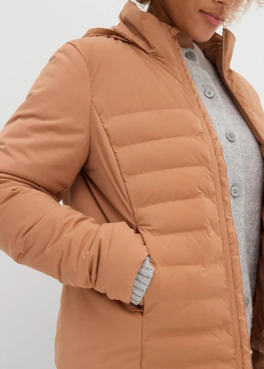 Damen bonprix Bekleidung·Hosen|Jacken & Mäntel|Steppjacke, ultra leichtes Daunenimitat