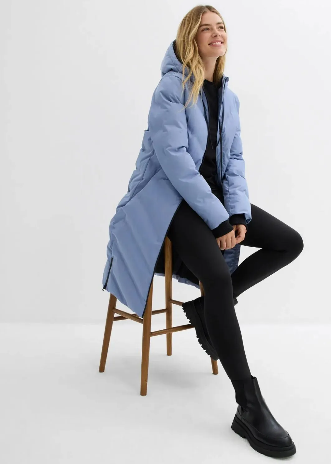 Damen bonprix Jacken & Mäntel|Bekleidung·Hosen|Steppmantel