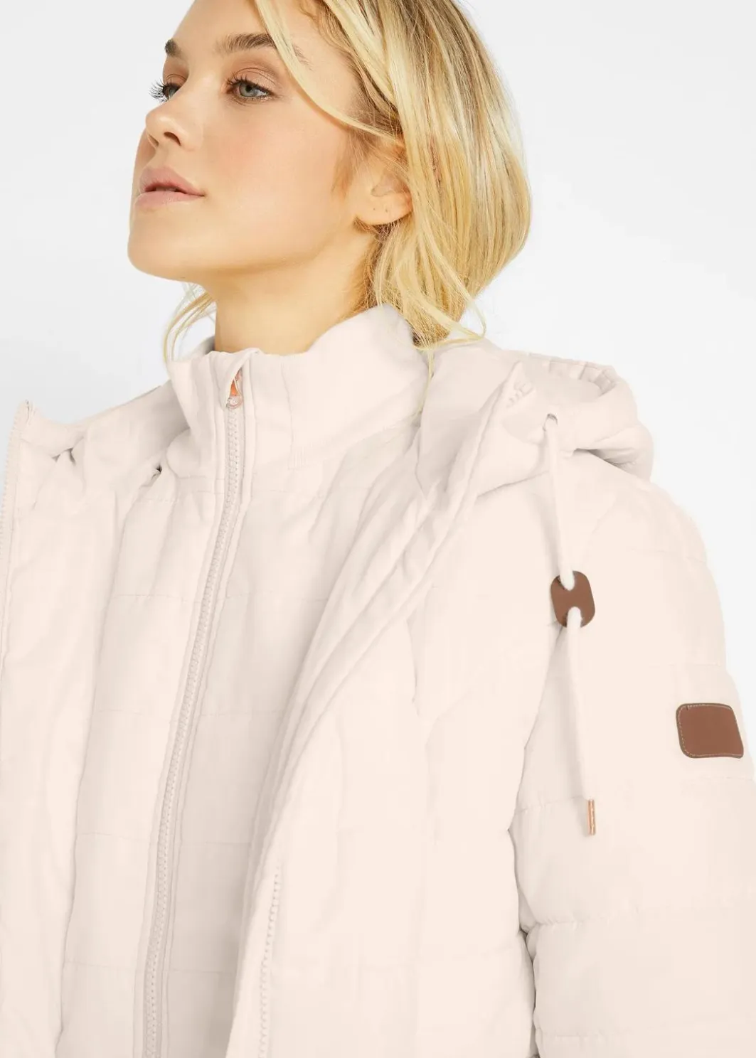 Damen bonprix Jacken & Mäntel|Bekleidung·Hosen|Steppmantel, 2-in-1 Optik