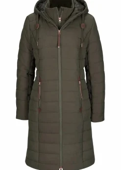 Damen bonprix Jacken & Mäntel|Bekleidung·Hosen|Steppmantel, 2-in-1 Optik