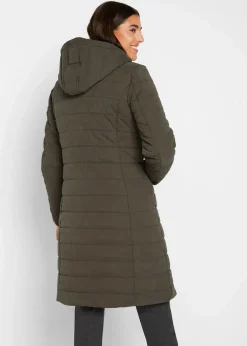 Damen bonprix Jacken & Mäntel|Bekleidung·Hosen|Steppmantel, 2-in-1 Optik