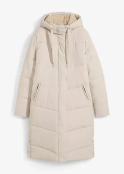 Discount Steppmantel mit Teddyfutter in der Kapuze Damen Jacken & Mäntel|Nachhaltigere Materialien