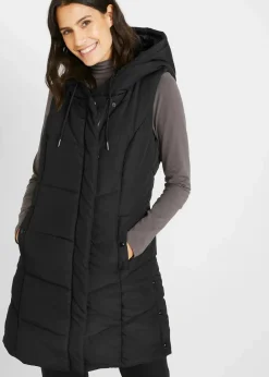 Damen bonprix Bekleidung·Hosen|Nachhaltigere Materialien|Steppweste aus recyceltem Polyester