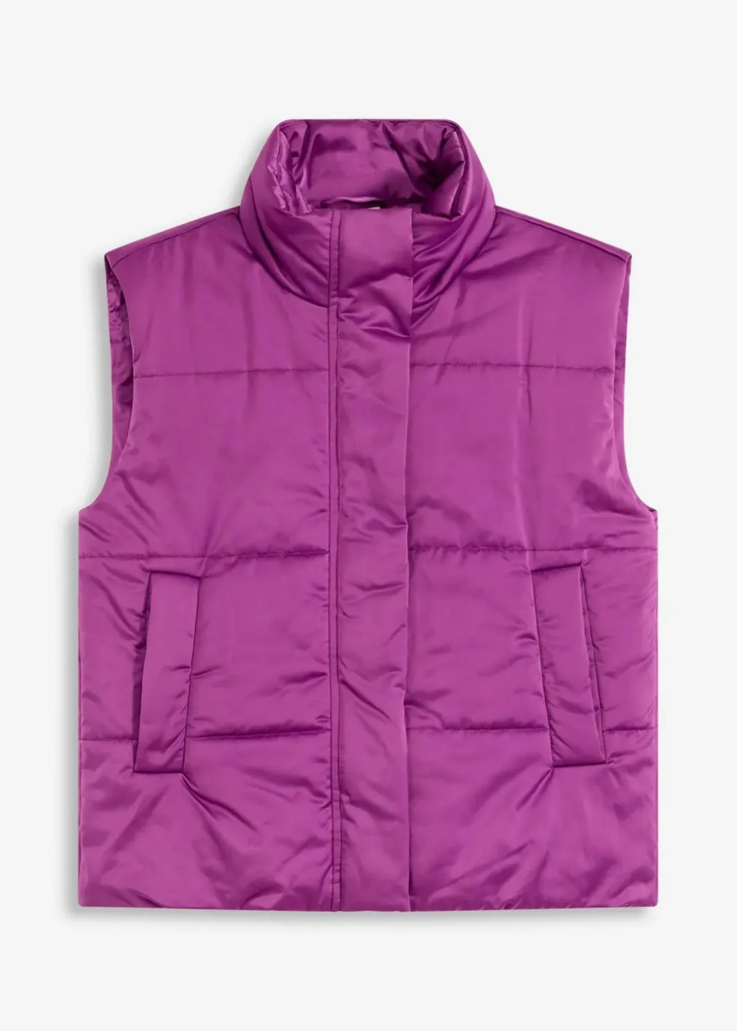 Outlet Steppweste mit leichtem Glanz Damen Jacken & Mäntel|Bekleidung·Hosen