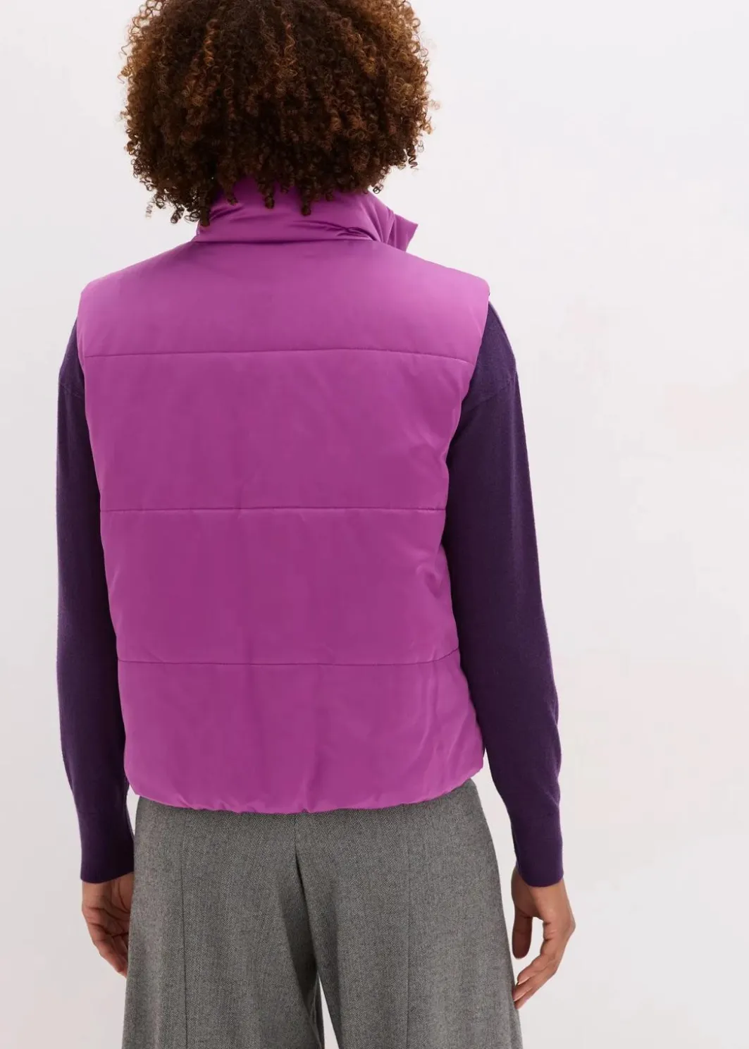 Outlet Steppweste mit leichtem Glanz Damen Jacken & Mäntel|Bekleidung·Hosen