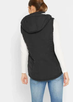 Damen bonprix Bekleidung·Hosen|Jacken & Mäntel|Steppweste mit Teddyfutter
