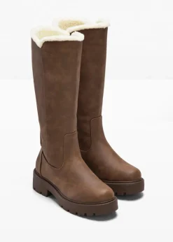 Damen bonprix Stiefel|Gefütterte Winterschuhe|Stiefel