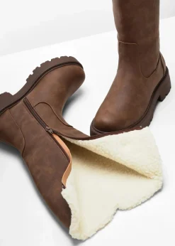 Damen bonprix Stiefel|Gefütterte Winterschuhe|Stiefel