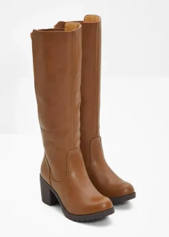 Damen bonprix Schuhe & Accessoires In Spezialgrößen·Elastischer Schaft|Stiefel|Stiefel