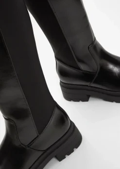 Damen bonprix Stiefel|Schuhe & Accessoires In Spezialgrößen·Elastischer Schaft|Stiefel